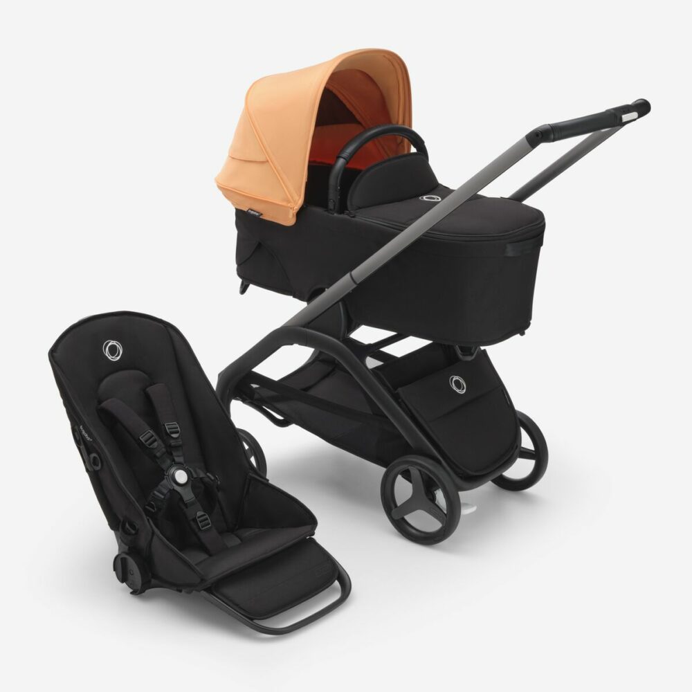 Bugaboo Dragonfly s košarom i krovićem Graphite okvir-Izložbeni primjerak