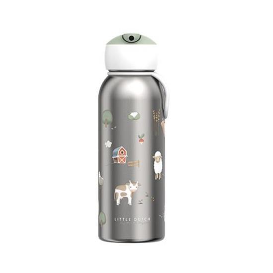 Little Dutch Bočica od nehrđajučeg čelika flip-up Little Farm 350ml