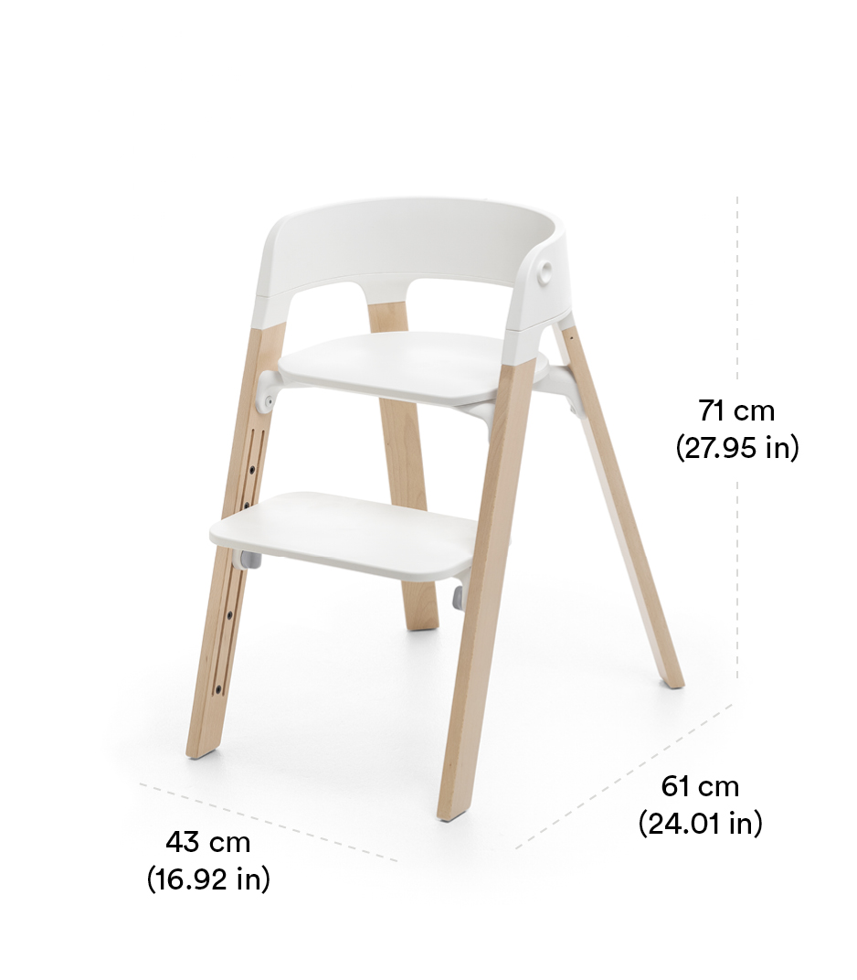 Stokke Steps hranilica White/Natural