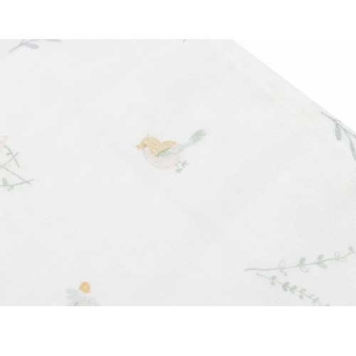 Jollein Tetra pelena Lovely Birds 70 x 70 cm 3kom